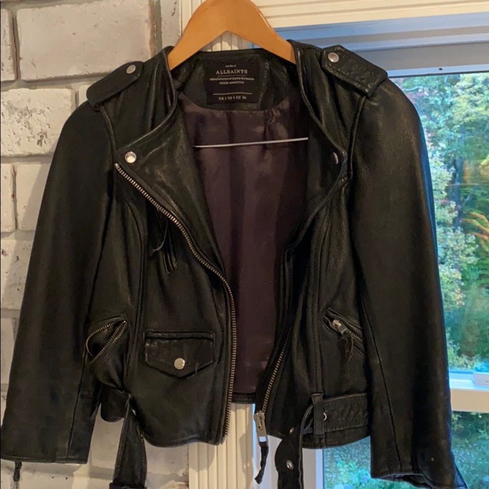 Leather jacket